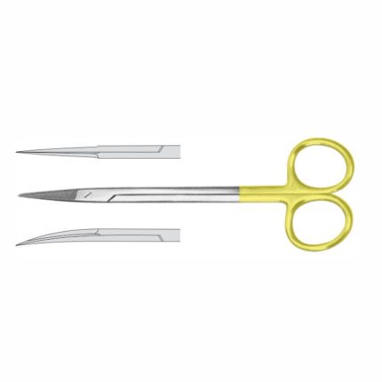 SCISSORS WITH TUNGSTEN CARBIDE INSERTS