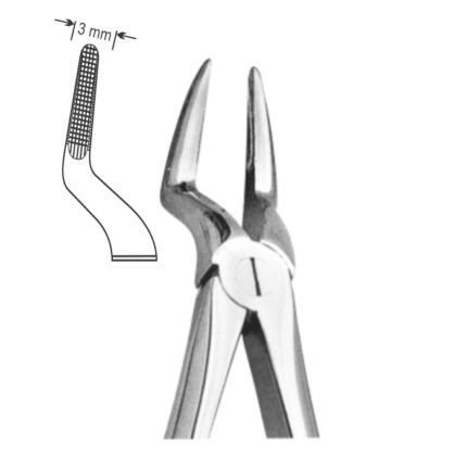 EXTRACTION FOCEPS STANDARD ENGLISH PATTERN