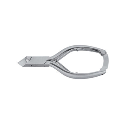 Toe Nail Cutter Moon Shaped With Back Lock Stainless Steel