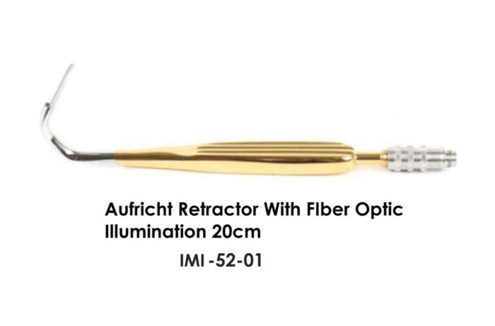 Aufricht Retractor With Flber Optic Illumination 20cm