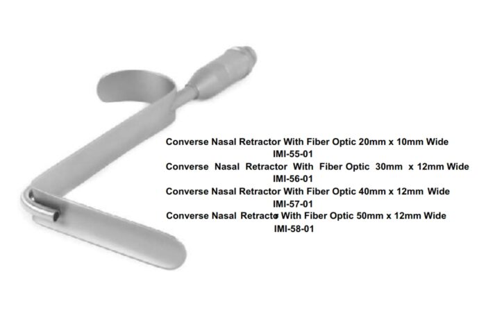 Converse Nasal Retractor With Fiber Optic 20mm x 10mm Wide