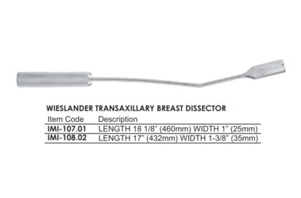 WIESLANDER TRANSAXILLARY BREAST DISSECTOR