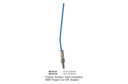 Frazier Suction Tube Insulated, With Finger Cut Off, Angled