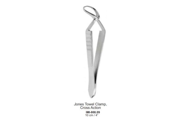 Jones Towel Clamp, Cross Action