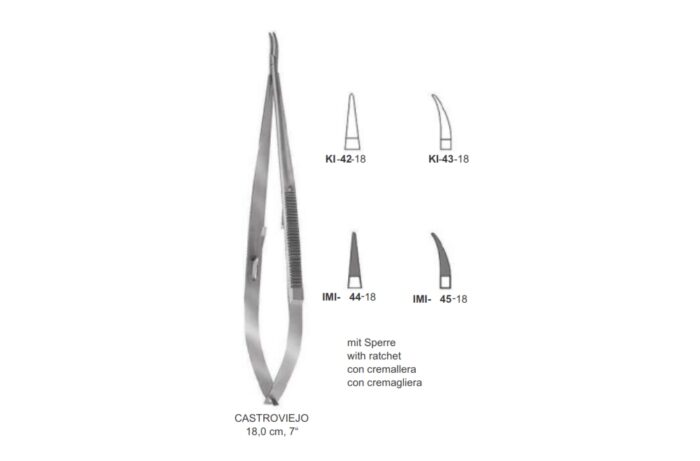 CASTROVIEJO 18,0 cm, 7“