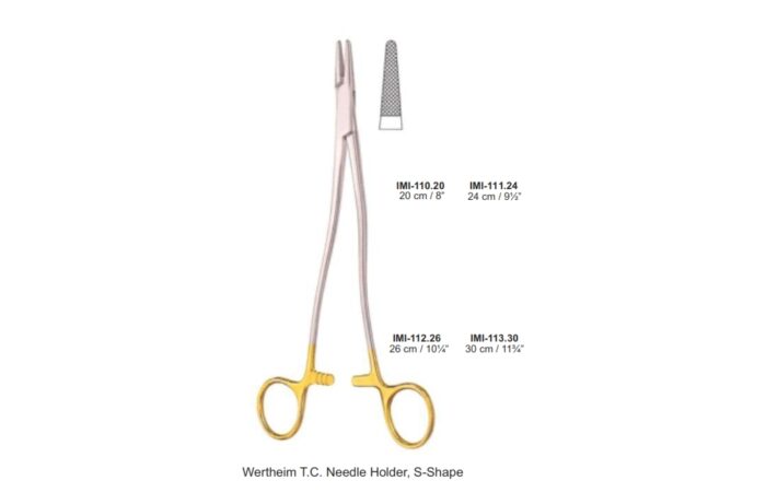 Wertheim T.C. Needle Holder, S-Shape