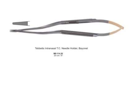 Tebbetts Intranasal T.C. Needle Holder, Bayonet