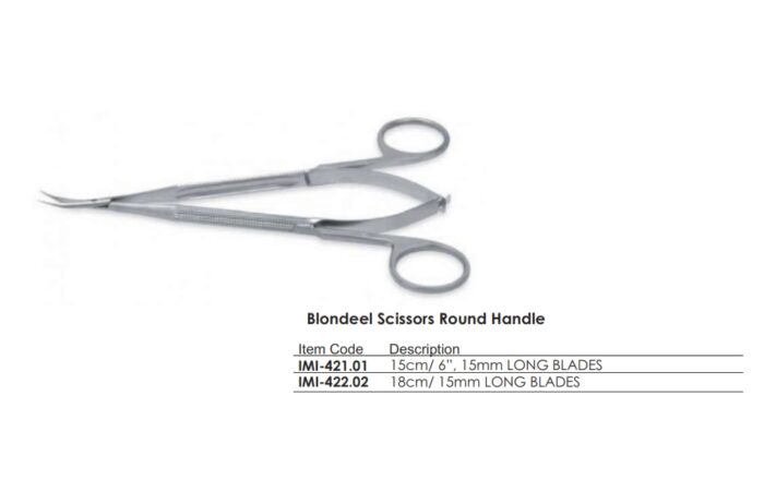 Blondeel Scissors Round Handle
