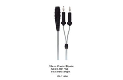 Silicon Coated Bipolar Cable, Flat Plug 3.0 Meters Length