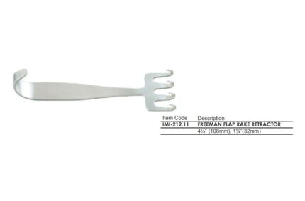 FREEMAN FLAP RAKE RETRACTOR
