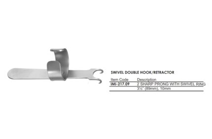 SWIVEL DOUBLE HOOK/RETRACTOR