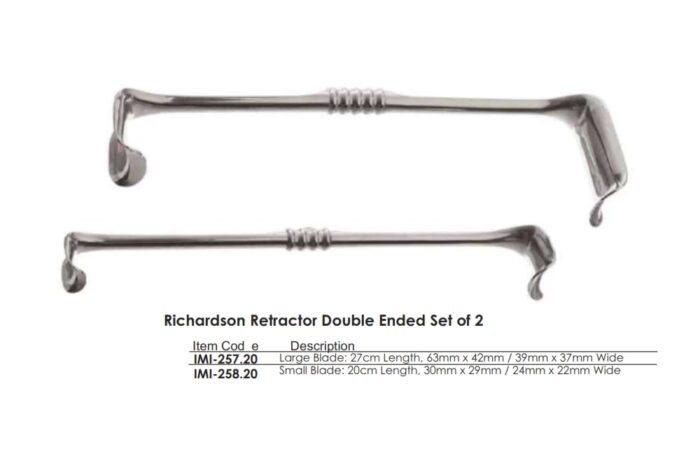 Richardson Retractor Double Ended Set Of 2