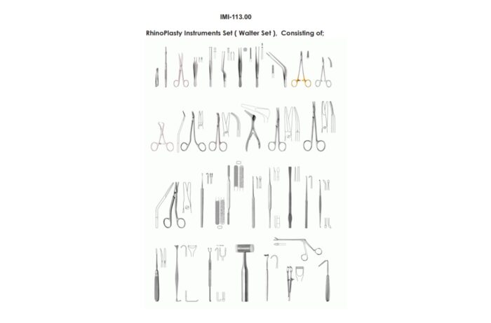 RHINOPLASTY INSTRUMENT (WALTER SET)